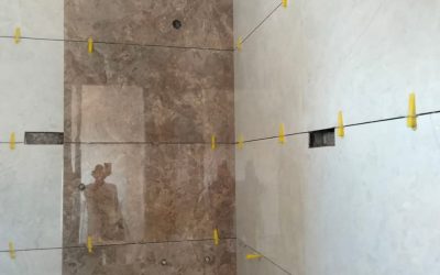 bathroom tiles fixing
