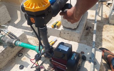 water pump installation